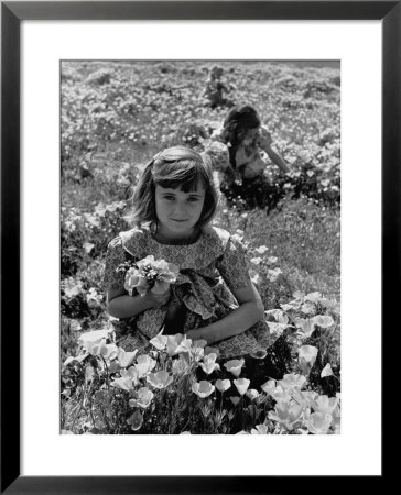 Children Playing In A Field Of Wildflowers by J. R. Eyerman Pricing Limited Edition Print image