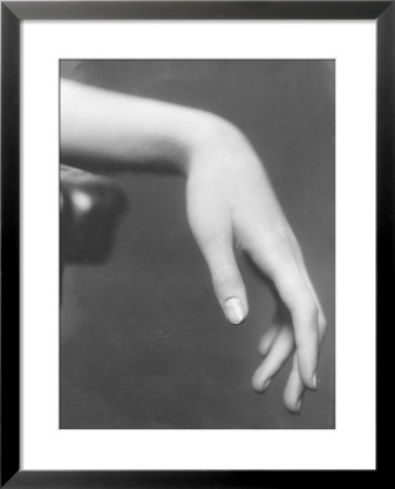 Close Up Of A Woman's Graceful Hand by E O Hoppe Pricing Limited Edition Print image