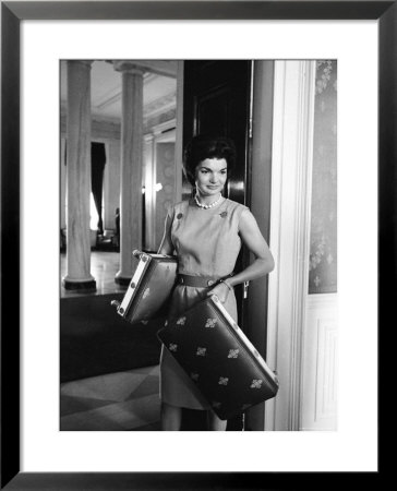 Jacqueline Kennedy In The Process Of Redecorating The Blue Room Of The White House by Ed Clark Pricing Limited Edition Print image