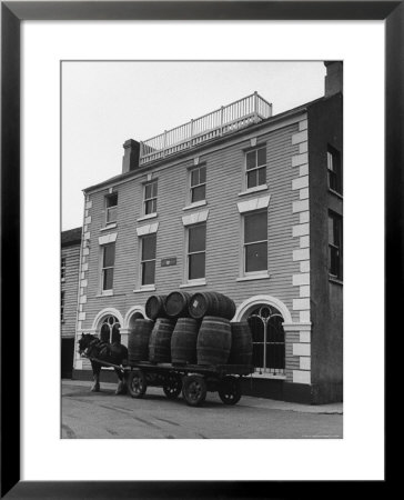 Barrells In Irish Village Used During The Filming Of Moby Dick by Carl Mydans Pricing Limited Edition Print image