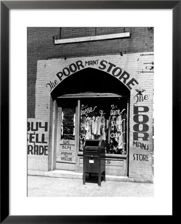 Window Of The Poor Man's Store On Beale Street In Memphis by Alfred Eisenstaedt Pricing Limited Edition Print image