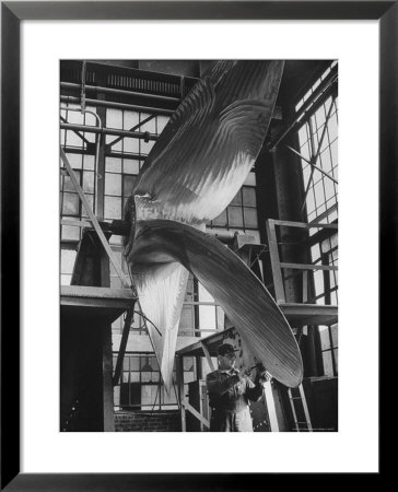 Ship Propellers, Bethlehem Steel by Andreas Feininger Pricing Limited Edition Print image