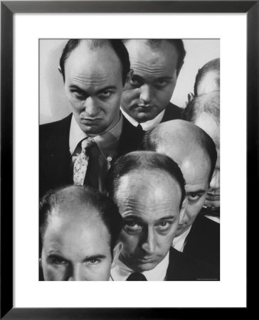 The Bald Heads Of Relatively Young Men by Grey Villet Pricing Limited Edition Print image