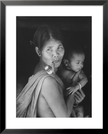 Mountain Tribal Woman And Child by John Dominis Pricing Limited Edition Print image