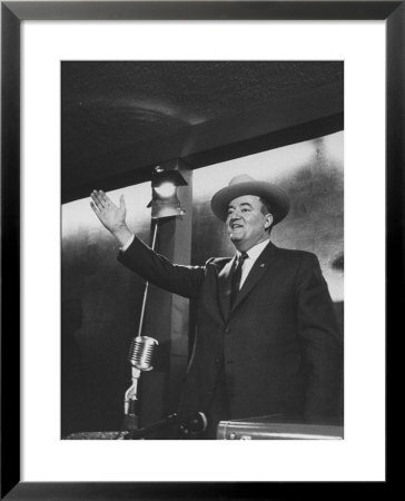 Senator Hubert H. Humphrey At The Western States Democratic Conference by Thomas D. Mcavoy Pricing Limited Edition Print image