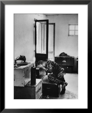 Lance Corporal James Farley In Tears At Death Of Lt. James Magel After Confrontation With Viet Cong by Larry Burrows Pricing Limited Edition Print image