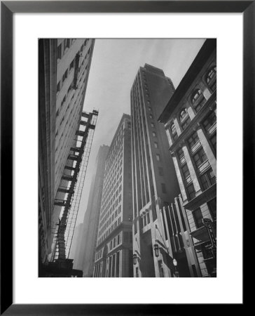 Wall Street Of The West, Great Office Buildings, Banks, Brokerages And Export-Import Firms by Hansel Mieth Pricing Limited Edition Print image