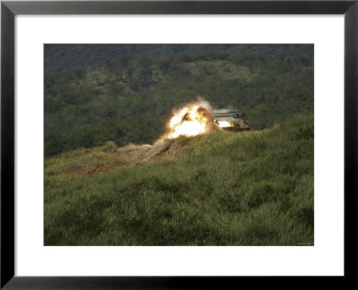A Marine Scores A Direct Hit While Firing An A-4 At An Armored Personnel Carrier by Stocktrek Images Pricing Limited Edition Print image