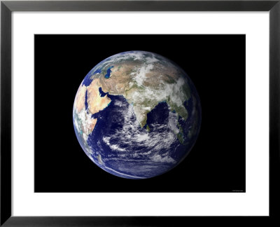 Full Earth Showing Europe And Asia by Stocktrek Images Pricing Limited Edition Print image