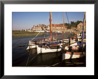 Boats Moored In Harbour, Blakeney Hotel, Blakeney, Norfolk, England, United Kingdom by Charcrit Boonsom Pricing Limited Edition Print image