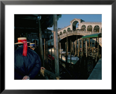 Rialto Bridge, Grand Canal, Venice, Unesco World Heritage Site, Veneto, Italy by Bruno Barbier Pricing Limited Edition Print image