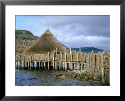 Iron Age Crannog Centre, Loch Tay, Scotland, United Kingdom by Ethel Davies Pricing Limited Edition Print image
