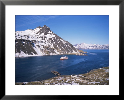 Overlooking Grytviken And King Edward Point, South Georgia, South Atlantic, Polar Regions by Geoff Renner Pricing Limited Edition Print image