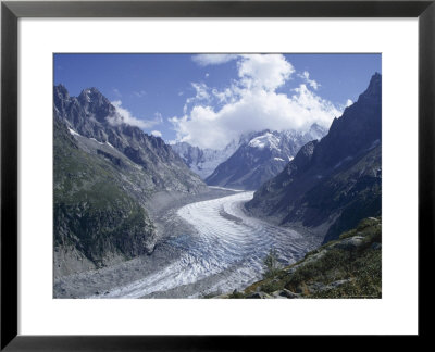La Mer De Glace Glacier, Chamonix, Savoie (Savoy), France by Michael Jenner Pricing Limited Edition Print image