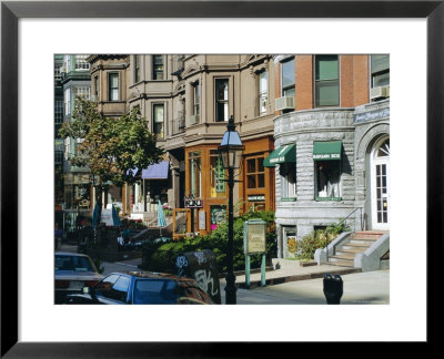 Newbury Street, Boston's Premier Shopping Street, Back Bay, Boston, Massachusetts, Usa by Fraser Hall Pricing Limited Edition Print image