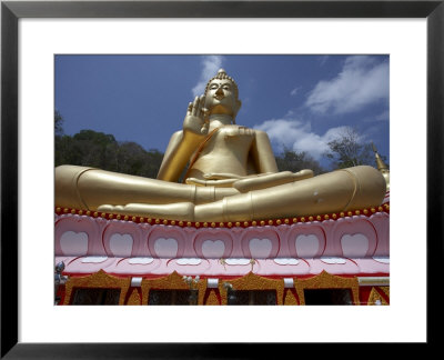 Statue Of The Buddha At Wat Thepkachonchit, Phuket, Thailand, Southeast Asia by Joern Simensen Pricing Limited Edition Print image