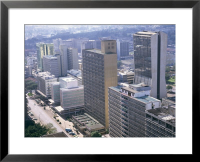 City Skyline, Nairobi, Kenya, East Africa, Africa by I Vanderharst Pricing Limited Edition Print image
