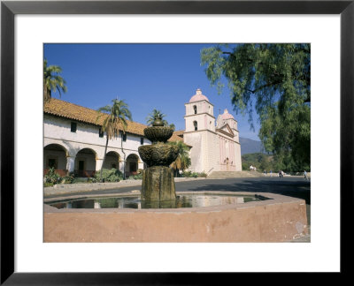 Old Mission, Santa Barbara, California, Usa by Ken Wilson Pricing Limited Edition Print image