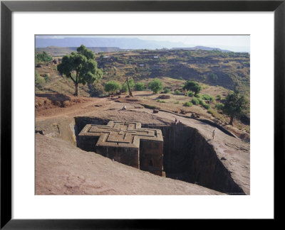 Bet Giorgis, Rock Cut Church, Lalibela, Ethiopia, Africa by Julia Bayne Pricing Limited Edition Print image