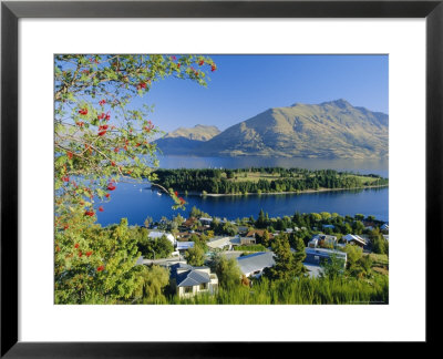 Queenstown, Lake Wakatipu, Otago, South Island, New Zealand, Australasia by Robert Francis Pricing Limited Edition Print image