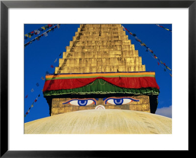 Buddhist Stupa, Bodnath (Bodhnath) (Boudhanath), Kathmandu Valley, Nepal, Asia by Bruno Morandi Pricing Limited Edition Print image