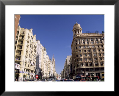 Plaza De Callao (Callao Square), Gran Via Avenue, Madrid, Spain, Europe by Sergio Pitamitz Pricing Limited Edition Print image