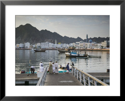 Oman, Muscat, Mutrah, Morning At The Mutrah Fish Market by Walter Bibikow Pricing Limited Edition Print image