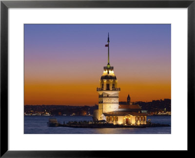 Kiz Kulesi, Salamac, Bosphorus, Istanbul, Turkey by Michele Falzone Pricing Limited Edition Print image
