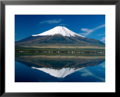 Mount Fuji, Lake Yamanaka, Fuji, Honshu, Japan by Steve Vidler Pricing Limited Edition Print image