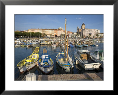 Harbour And Church, St. Raphael, Cote D' Azur, France by Doug Pearson Pricing Limited Edition Print image