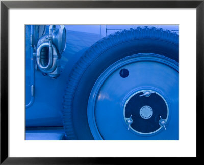 Antique Car Tire, Ceske Budejovice, Czech Republic by Russell Young Pricing Limited Edition Print image