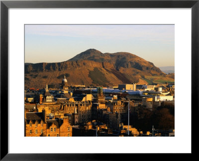 Holyrood Park And Arthur's Seat Seen From Edinburgh Castle, Edinburgh, United Kingdom by Jonathan Smith Pricing Limited Edition Print image