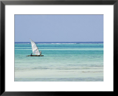 Dhow, Traditional Boat, Zanzibar Town, Zanzibar West, Tanzania by Ariadne Van Zandbergen Pricing Limited Edition Print image
