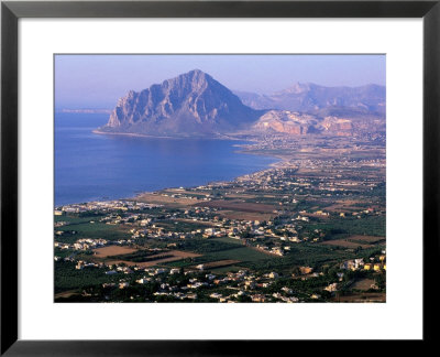 North Coast And Monte Cofano, Erice, Sicily, Italy by John Elk Iii Pricing Limited Edition Print image