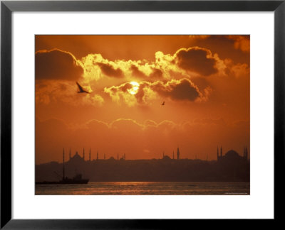 Golden Horn And Istanbul's Skyline At Sunset, Turkey by Richard Nowitz Pricing Limited Edition Print image