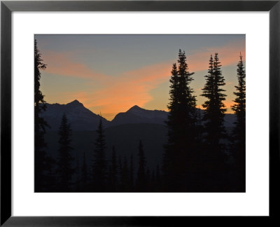 Sunset From Granite Park Chalet. by Michael Melford Pricing Limited Edition Print image
