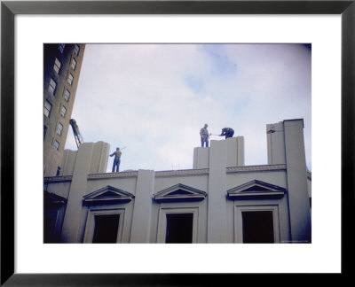 Construction Workers Carrying Out Building Demolition by Walker Evans Pricing Limited Edition Print image