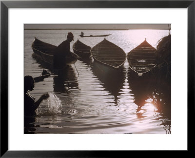 African Woman Bathing In Niger River Near Timbuktu by Eliot Elisofon Pricing Limited Edition Print image