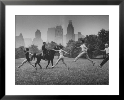People Dancing In Central Park by Leonard Mccombe Pricing Limited Edition Print image
