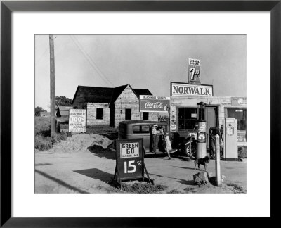 Newly Built Store And Trading Center, Typical Of New Shacktown Community by Dorothea Lange Pricing Limited Edition Print image