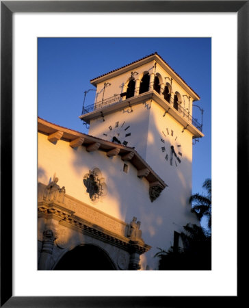 Santa Barbara Courthouse, Santa Barbara, California by Nik Wheeler Pricing Limited Edition Print image