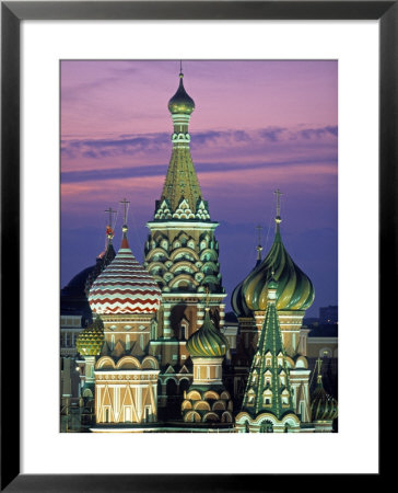 St. Basil's Cathedral, Red Square, Moscow, Russia by Peter Adams Pricing Limited Edition Print image