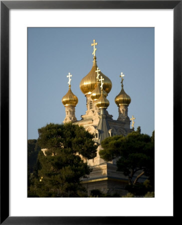 Russian Orthodox Church Of Mary Magdalene, Mount Of Olives, Jerusalem, Israel, Middle East by Christian Kober Pricing Limited Edition Print image