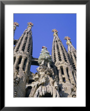 Gaudi Church Architecture, La Sagrada Familia, Barcelona, Catalunya (Catalonia) (Cataluna), Spain by Gavin Hellier Pricing Limited Edition Print image