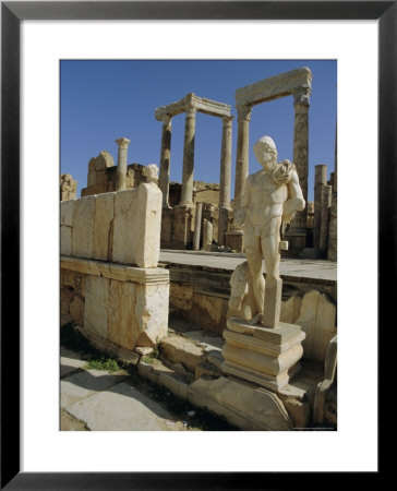 The Theatre, Roman Site Of Leptis Magna, Libya, North Africa, Africa by Jane Sweeney Pricing Limited Edition Print image