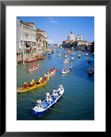 Regatta Storica, Parade On Grand Canal, Venice, Veneto, Italy by Sylvain Grandadam Pricing Limited Edition Print image