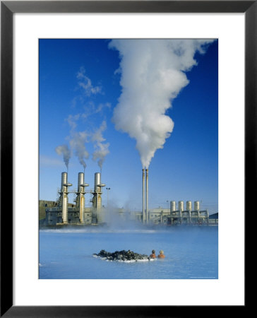 Geo Thermal Power Plant In Svartsengi (Black Field) Area, Iceland by Robert Francis Pricing Limited Edition Print image