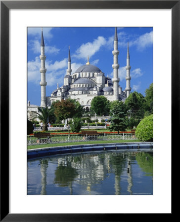 The Blue Mosque (Sultan Ahmet Mosque), Unesco World Heritage Site, Istanbul, Europe, Eurasia by Nico Tondini Pricing Limited Edition Print image
