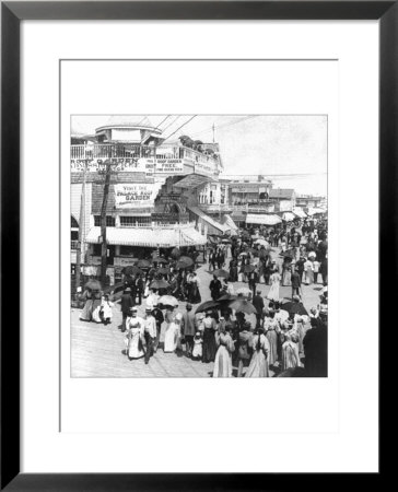 The Atlantic City Boardwalk by B.W. Kilburn Pricing Limited Edition Print image