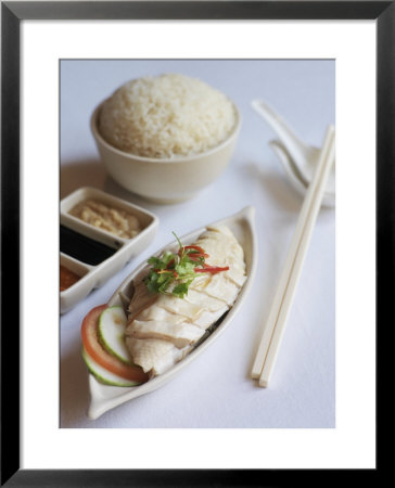 Hainanese Chicken Rice, A Signature Dish In Singapore by Eightfish Pricing Limited Edition Print image